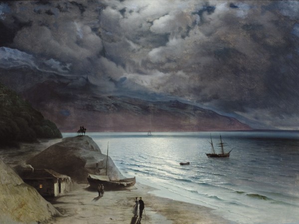 Watching the sea by Ivan Aivazovsky